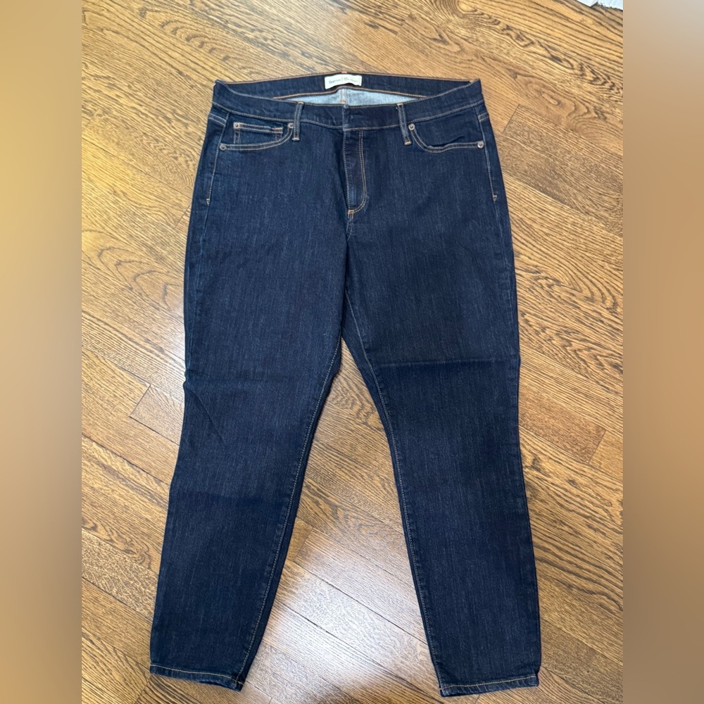 GAP Dark Blue Straight Leg Jeans